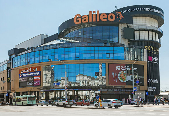 Реклама в торговом центре Galileo в Минске