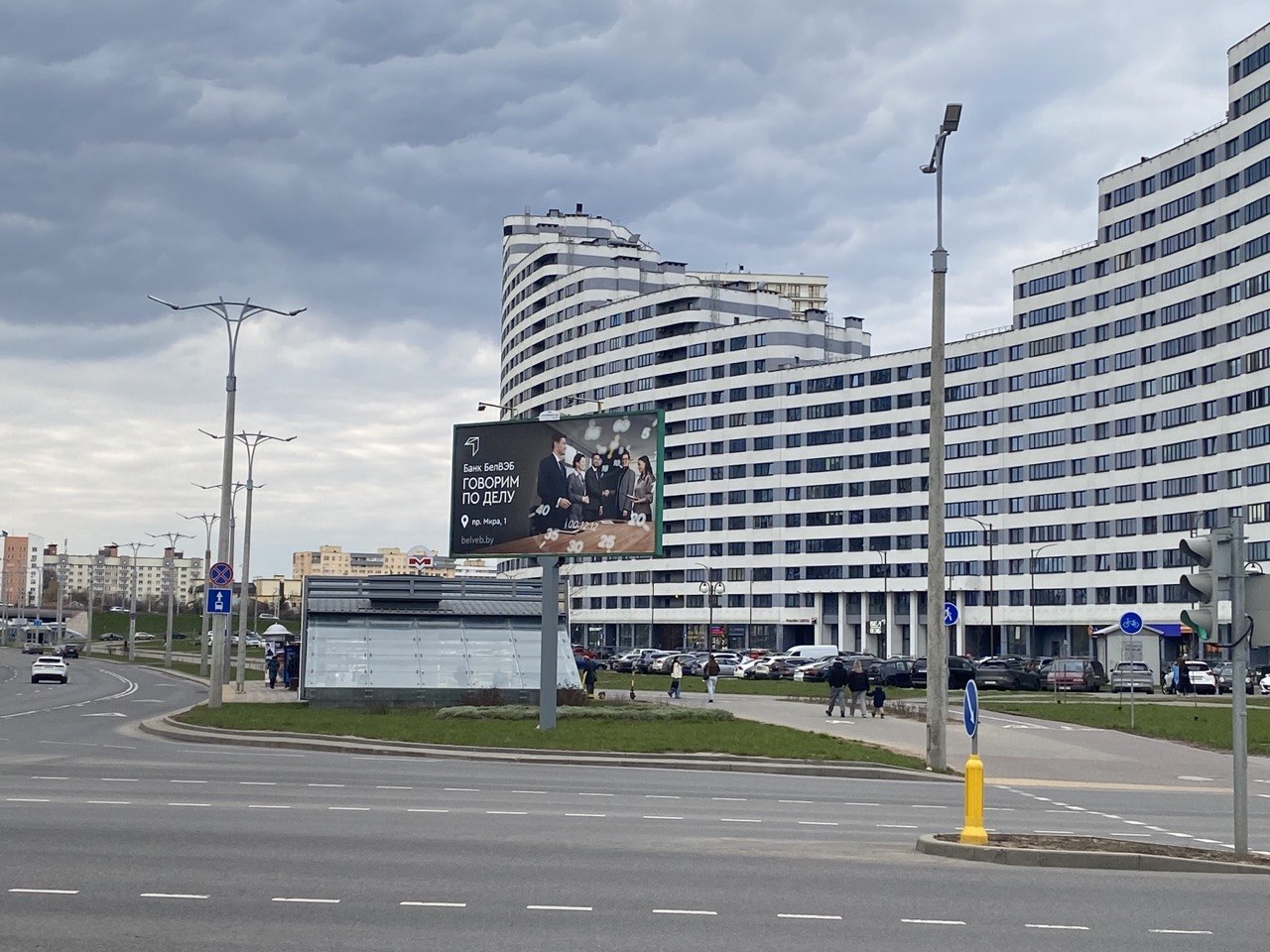 Билборды возле метро «Ковальская Слобода»